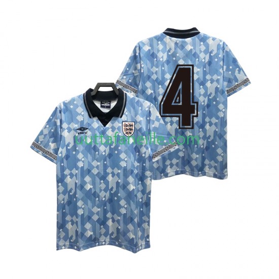 Jalkapallo Pelipaitoja Englanti 4 1990 Retro Mies Kolmas peliasu Lyhythihainen