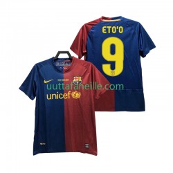 Jalkapallo Pelipaitoja FC Barcelona ETO O 9 Champions League 2009 Retro Mies Kotipeliasu 2008 Lyhythihainen