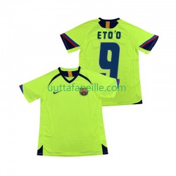Jalkapallo Pelipaitoja FC Barcelona ETOO 9 2005 Retro Mies Vieraspeliasu 2006 Lyhythihainen