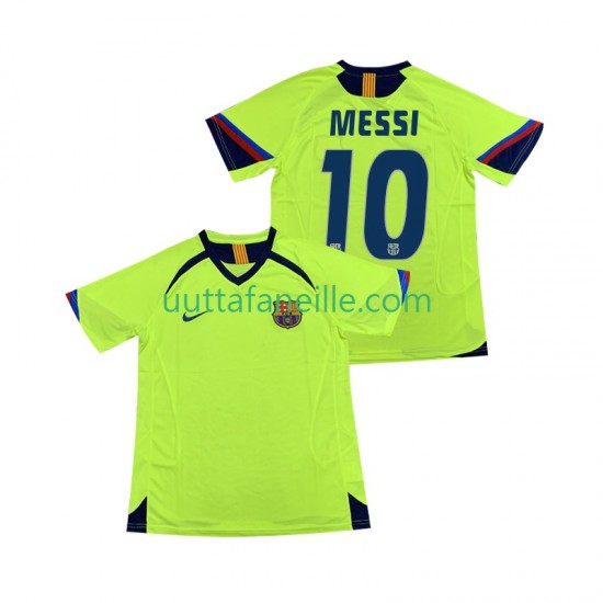 Jalkapallo Pelipaitoja FC Barcelona Lionel Messi 10 2005 Retro Mies Vieraspeliasu 2006 Lyhythihainen