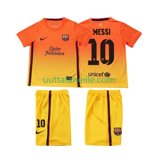 Jalkapallo Pelipaitoja FC Barcelona Lionel Messi 10 2012 2013 Retro Lasten Vieraspeliasu Lyhythihainen