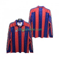 Jalkapallo Pelipaitoja FC Barcelona 1996 1997 Retro Mies Kotipeliasu Pitkähihainen