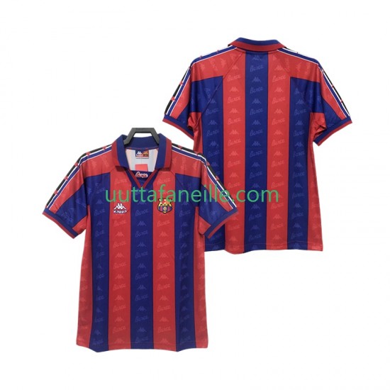 Jalkapallo Pelipaitoja FC Barcelona 1996 1997 Retro Mies Kotipeliasu Lyhythihainen
