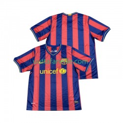 Jalkapallo Pelipaitoja FC Barcelona 2009 Retro Mies Kotipeliasu 2010 Lyhythihainen