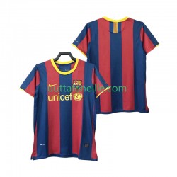 Jalkapallo Pelipaitoja FC Barcelona Retro Mies Kotipeliasu 2011 2010 Lyhythihainen