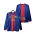 Jalkapallo Pelipaitoja FC Barcelona 2012 2013 Retro Mies Kotipeliasu Pitkähihainen