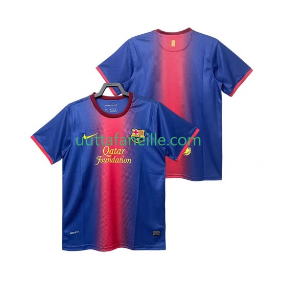 Jalkapallo Pelipaitoja FC Barcelona 2012 2013 Retro Mies Kotipeliasu Lyhythihainen