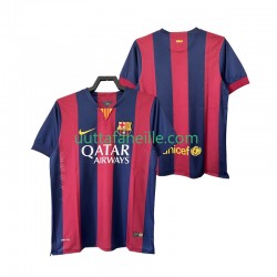 Jalkapallo Pelipaitoja FC Barcelona 2014 2015 Retro Mies Kotipeliasu Lyhythihainen