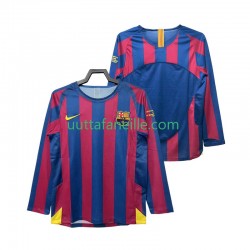 Jalkapallo Pelipaitoja FC Barcelona Champions League 2005 Retro Mies Kotipeliasu 2006 Pitkähihainen