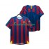 Jalkapallo Pelipaitoja FC Barcelona Champions League 2005 Retro Mies Kotipeliasu 2006 Lyhythihainen