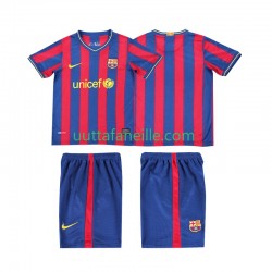 Jalkapallo Pelipaitoja FC Barcelona 2009 Retro Lasten Kotipeliasu 2010 Lyhythihainen