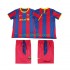 Jalkapallo Pelipaitoja FC Barcelona Retro Lasten Kotipeliasu 2011 2010 Lyhythihainen