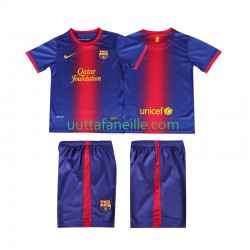 Jalkapallo Pelipaitoja FC Barcelona 2012 2013 Retro Lasten Kotipeliasu Lyhythihainen
