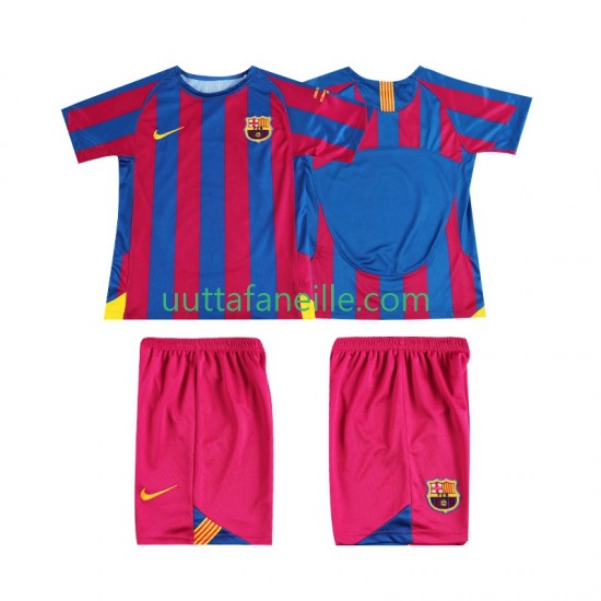 Jalkapallo Pelipaitoja FC Barcelona Champions League 2005 Retro Lasten Kotipeliasu 2006 Lyhythihainen