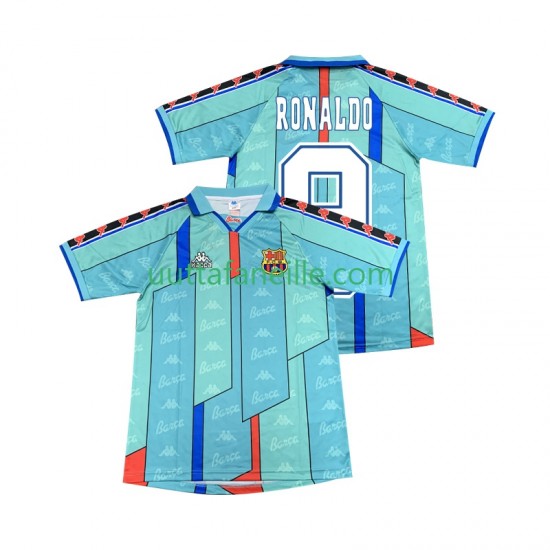 Jalkapallo Pelipaitoja FC Barcelona Ronaldo 9 1996 1997 Retro Mies Vieraspeliasu Lyhythihainen