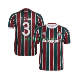 Jalkapallo Pelipaitoja Fluminense Thiago Silva 3 Mies Kotipeliasu 2025-2026 Lyhythihainen