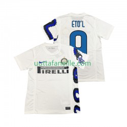 Jalkapallo Pelipaitoja Inter Milan ETOL 9 Retro Mies Vieraspeliasu 2011 2010 Lyhythihainen