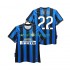 Jalkapallo Pelipaitoja Inter Milan MILITO 22 2009 Retro Mies Kotipeliasu 2010 Lyhythihainen