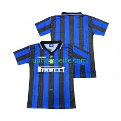 Jalkapallo Pelipaitoja Inter Milan 1997 Retro Mies Kotipeliasu 1998 Lyhythihainen
