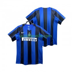 Jalkapallo Pelipaitoja Inter Milan 2005 Retro Mies Kotipeliasu 2004 Lyhythihainen