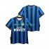 Jalkapallo Pelipaitoja Inter Milan 2009 Retro Mies Kotipeliasu 2010 Lyhythihainen