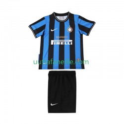 Jalkapallo Pelipaitoja Inter Milan 2009 Retro Lasten Kotipeliasu 2010 Lyhythihainen