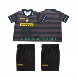 Jalkapallo Pelipaitoja Inter Milan 1997 Retro Lasten Kolmas peliasu 1998 Lyhythihainen
