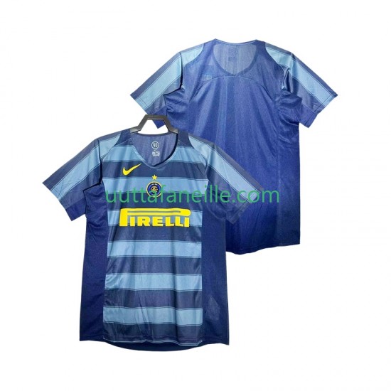 Jalkapallo Pelipaitoja Inter Milan 2005 Retro Mies Kolmas peliasu 2004 Lyhythihainen
