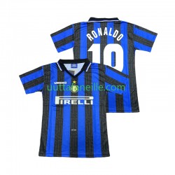 Jalkapallo Pelipaitoja Inter Milan Ronaldo 10 1997 Retro Mies Kotipeliasu 1998 Lyhythihainen