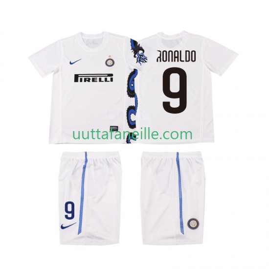 Jalkapallo Pelipaitoja Inter Milan Ronaldo 9 Retro Lasten Vieraspeliasu 2011 2010 Lyhythihainen