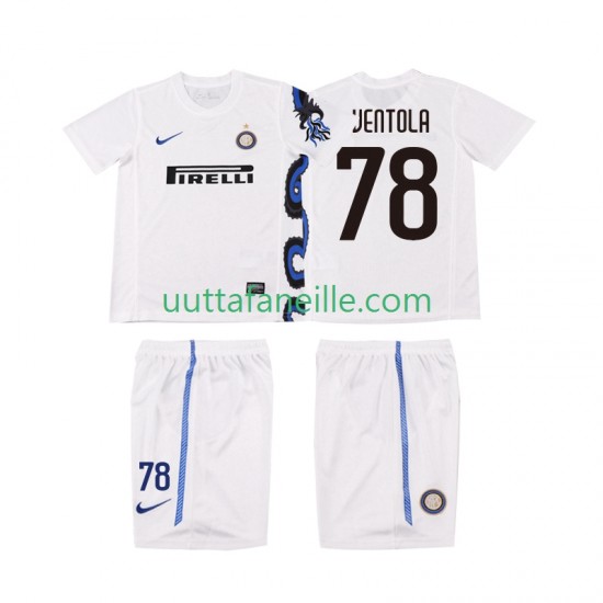Jalkapallo Pelipaitoja Inter Milan VENTOLA 78 Retro Lasten Vieraspeliasu 2011 2010 Lyhythihainen