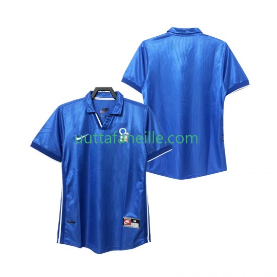 Jalkapallo Pelipaitoja Italia Retro Mies Kotipeliasu 1998 Lyhythihainen