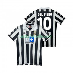 Jalkapallo Pelipaitoja Juventus DEL PIERO 10 2000 Retro Mies Kotipeliasu 1999 Lyhythihainen