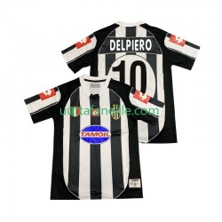 Jalkapallo Pelipaitoja Juventus DEL PIERO 10 2003 Retro Mies Kotipeliasu 2002 Lyhythihainen