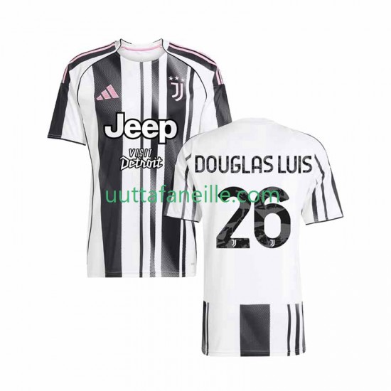 Jalkapallo Pelipaitoja Juventus Douglas Luiz 26 Mies Kotipeliasu 2025-2026 Lyhythihainen