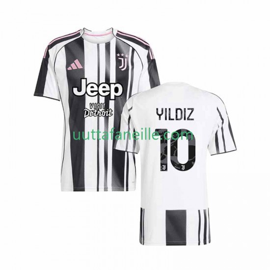 Jalkapallo Pelipaitoja Juventus Kenan Yildiz 10 Mies Kotipeliasu 2025-2026 Lyhythihainen