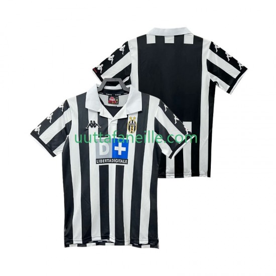 Jalkapallo Pelipaitoja Juventus 2000 Retro Mies Kotipeliasu 1999 Lyhythihainen