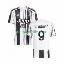 Jalkapallo Pelipaitoja Juventus Vlahovic 9 Mies Kotipeliasu 2025-2026 Lyhythihainen