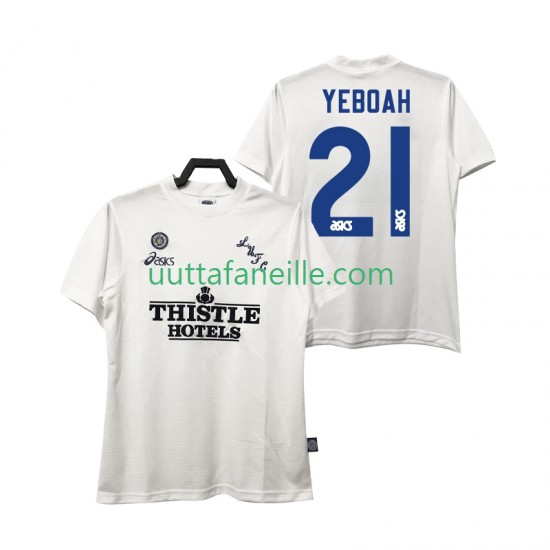 Jalkapallo Pelipaitoja Leeds United YEBOAH 21 1995 1996 Retro Mies Kotipeliasu Lyhythihainen