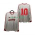 Jalkapallo Pelipaitoja Liverpool 10 1989 1991 Retro Mies Vieraspeliasu Pitkähihainen