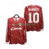 Jalkapallo Pelipaitoja Liverpool BARNES 10 1989 1991 Retro Mies Kotipeliasu Pitkähihainen