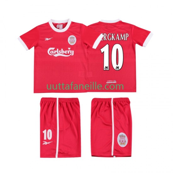 Jalkapallo Pelipaitoja Liverpool BERGKAMP 10 LWP 1997 Retro Lasten Kotipeliasu 1998 Lyhythihainen