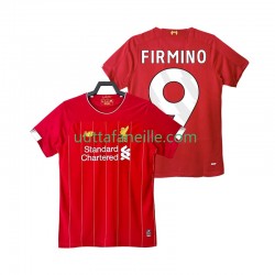 Jalkapallo Pelipaitoja Liverpool FIRMINO 9 2019 2020 Retro Mies Kotipeliasu Lyhythihainen