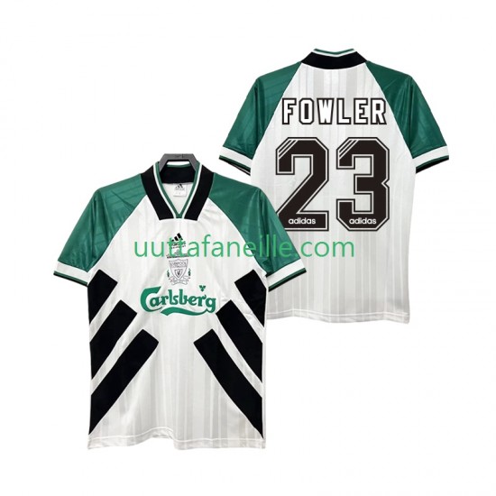 Jalkapallo Pelipaitoja Liverpool FOWLER 23 1993 1995 Retro Mies Vieraspeliasu Lyhythihainen