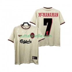 Jalkapallo Pelipaitoja Liverpool MCMANAMAN 7 1996 1997 Retro Mies Vieraspeliasu Lyhythihainen