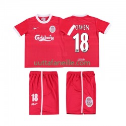 Jalkapallo Pelipaitoja Liverpool OWEN 18 LWP 1997 Retro Lasten Kotipeliasu 1998 Lyhythihainen