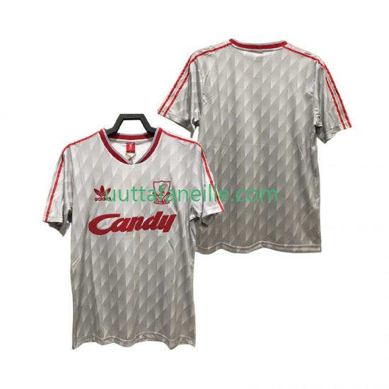 Jalkapallo Pelipaitoja Liverpool 1989 1991 Retro Mies Vieraspeliasu Lyhythihainen