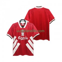 Jalkapallo Pelipaitoja Liverpool 1993 1995 Retro Mies Kotipeliasu Lyhythihainen
