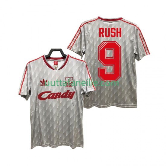 Jalkapallo Pelipaitoja Liverpool Rush 9 1989 1991 Retro Mies Vieraspeliasu Lyhythihainen