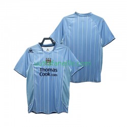 Jalkapallo Pelipaitoja Manchester City 2007 Retro Mies Kotipeliasu 2008 Lyhythihainen